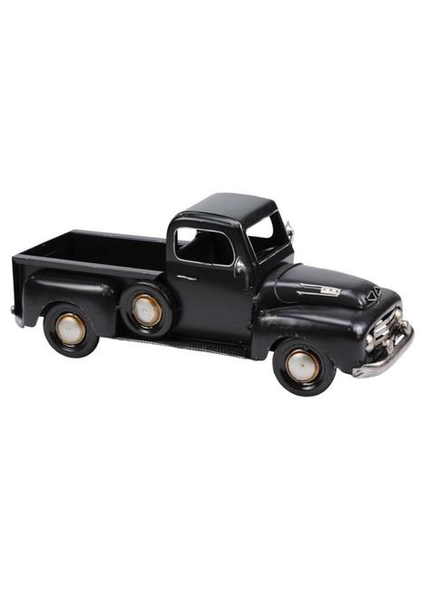 Metal Truck Planter Black