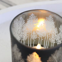 Black and Silver Tree Candle Holder