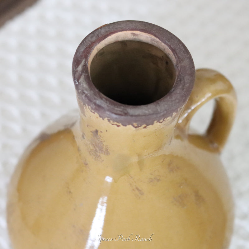 Butterscotch Crackle Glaze Terracotta Jug