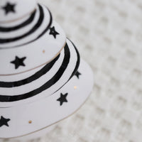 Black and White Patterned Ceramic Tree