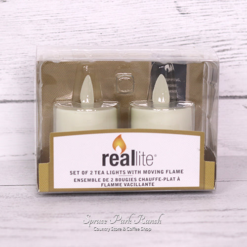 RealLite Flameless Tealight Candle (Set of 2)