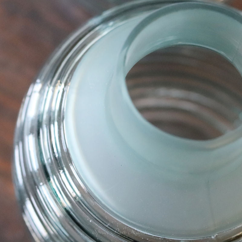 Frosted Sage Ribbed Vase