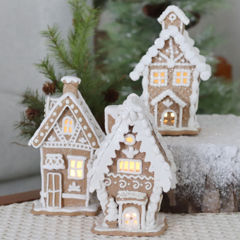 Light Up Gingerbread House