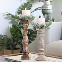 Mango Wood Candle Holder