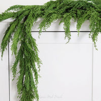 Whispy Cedar Greenery Collection Real Touch