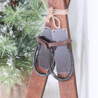 Decorative Wooden Skis 24"