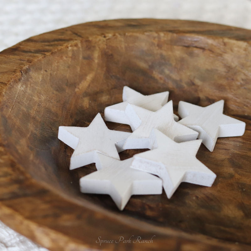 Mini Wood Star Shapes