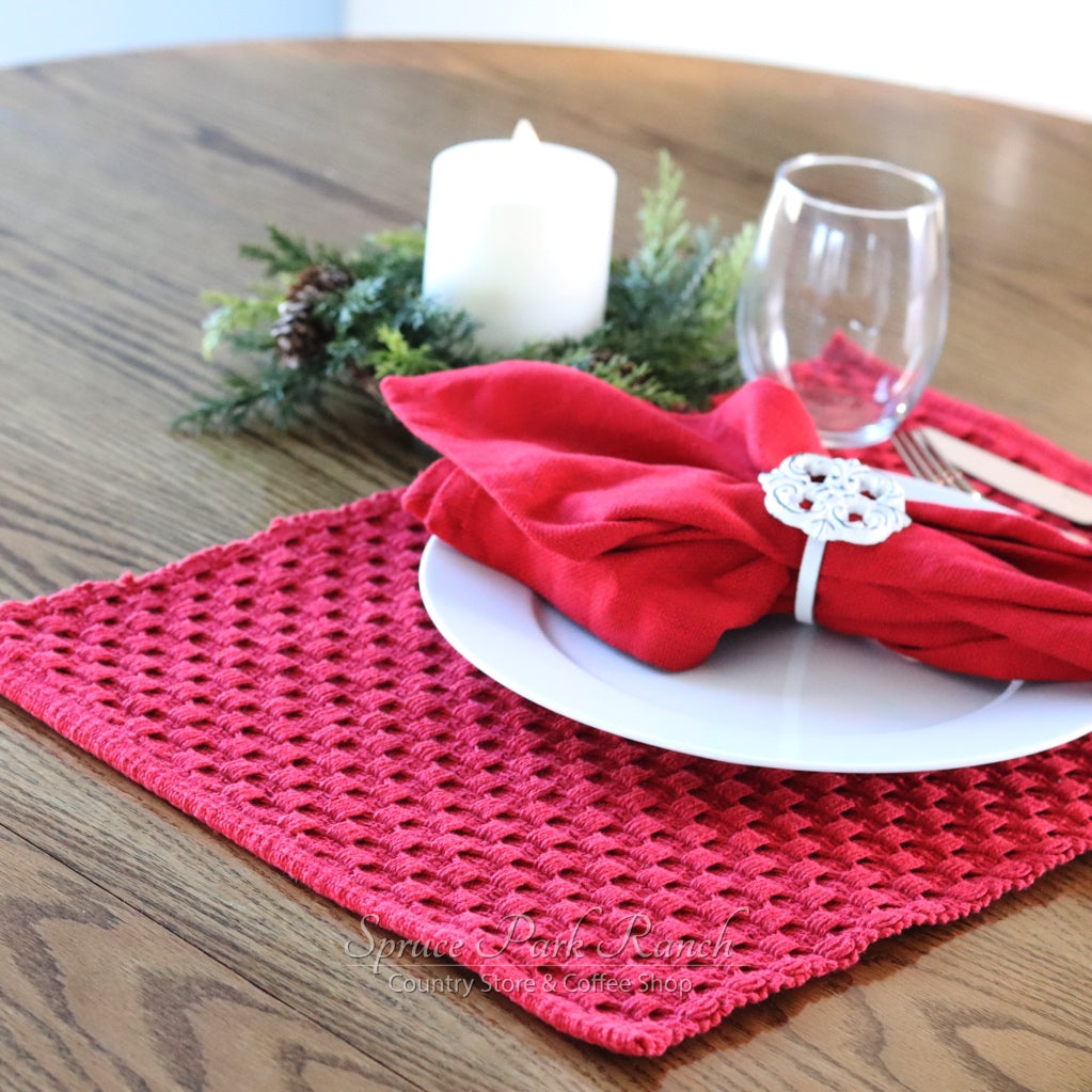 Chadwick Red Textile Collection