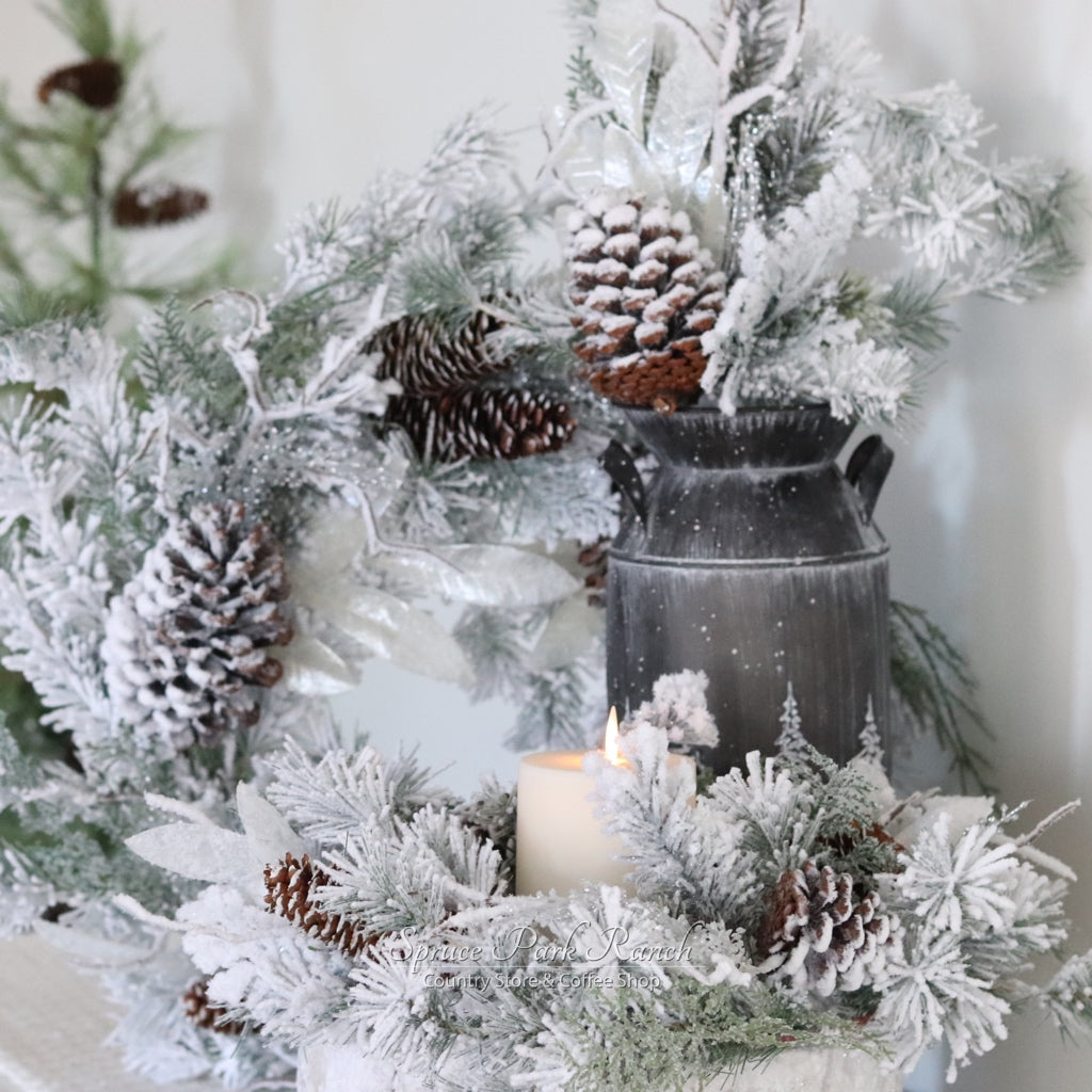 Snowdrift Split Pine Greenery Collection