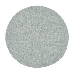 Placemat Essex Round Blue Mist