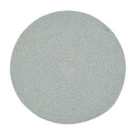 Placemat Essex Round Blue Mist