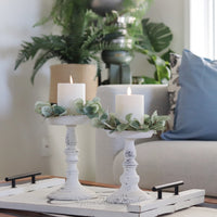 Distressed Candle Holder