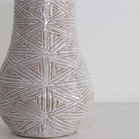 Weave Finish Stoneware Vase