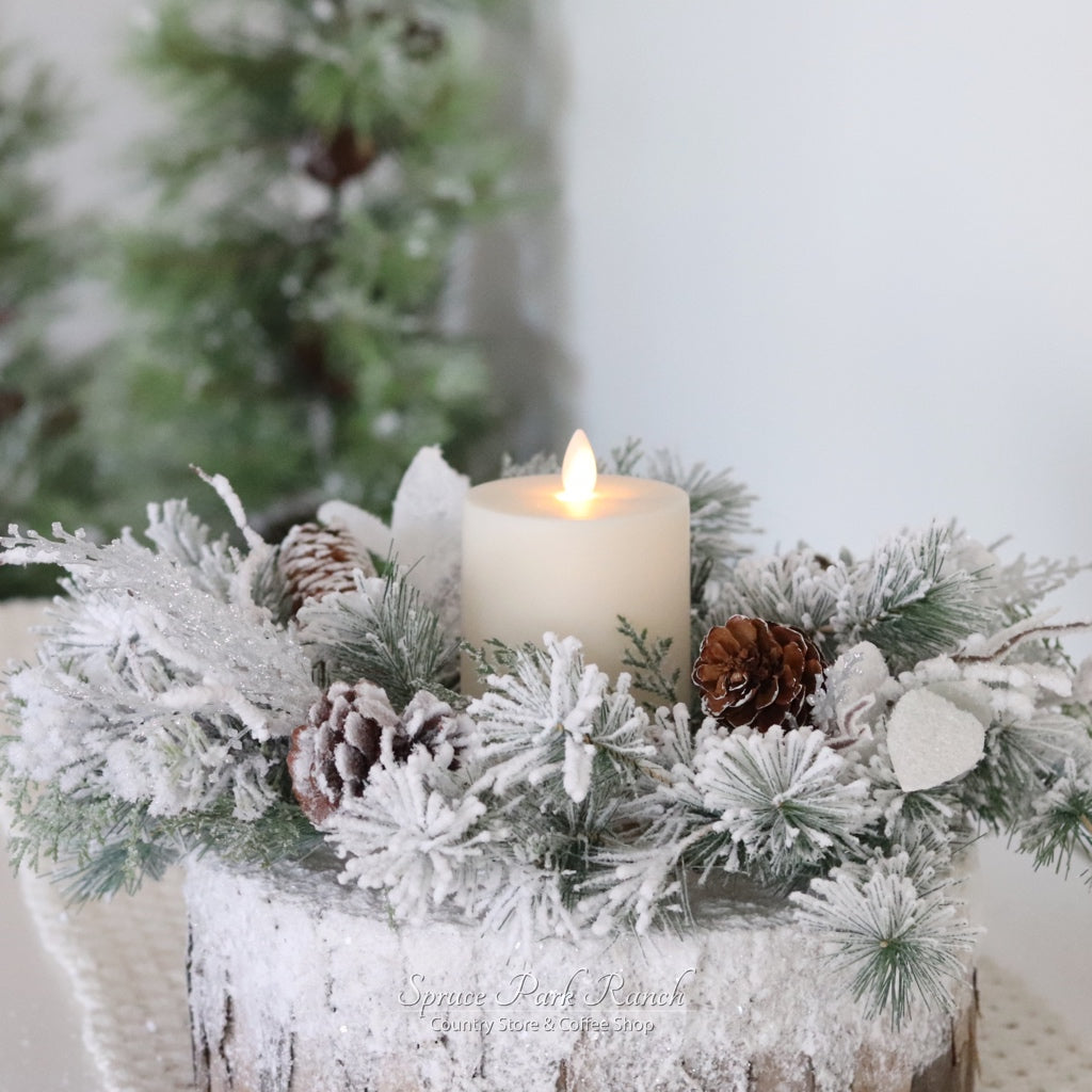 Snowdrift Split Pine Greenery Collection