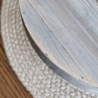 Weathered Pedestal Tray Natural