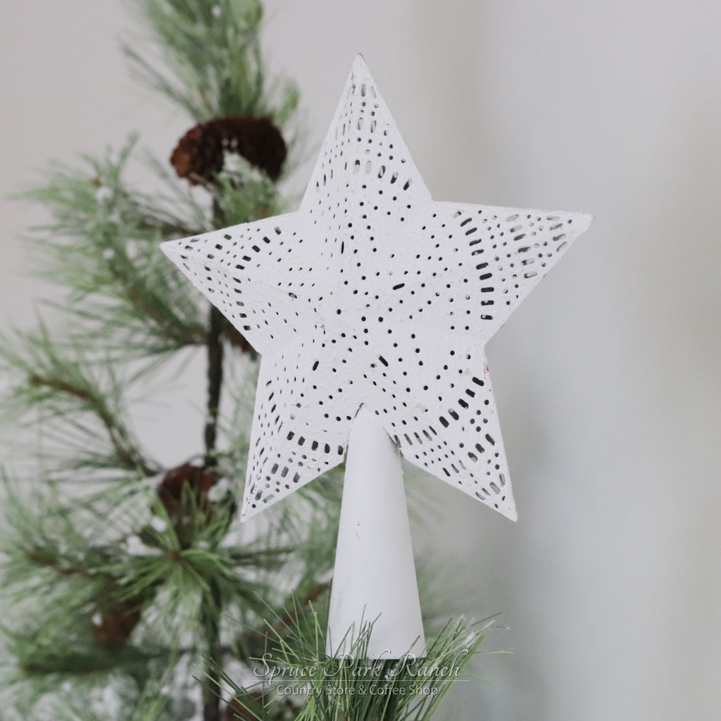Tree Topper White Star