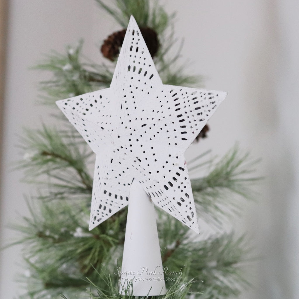 Tree Topper White Star