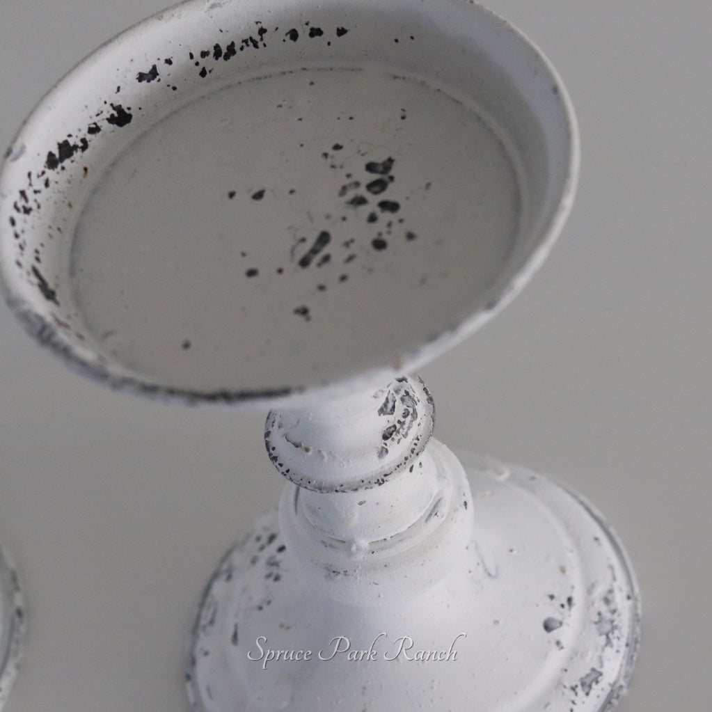 Distressed Candle Holder