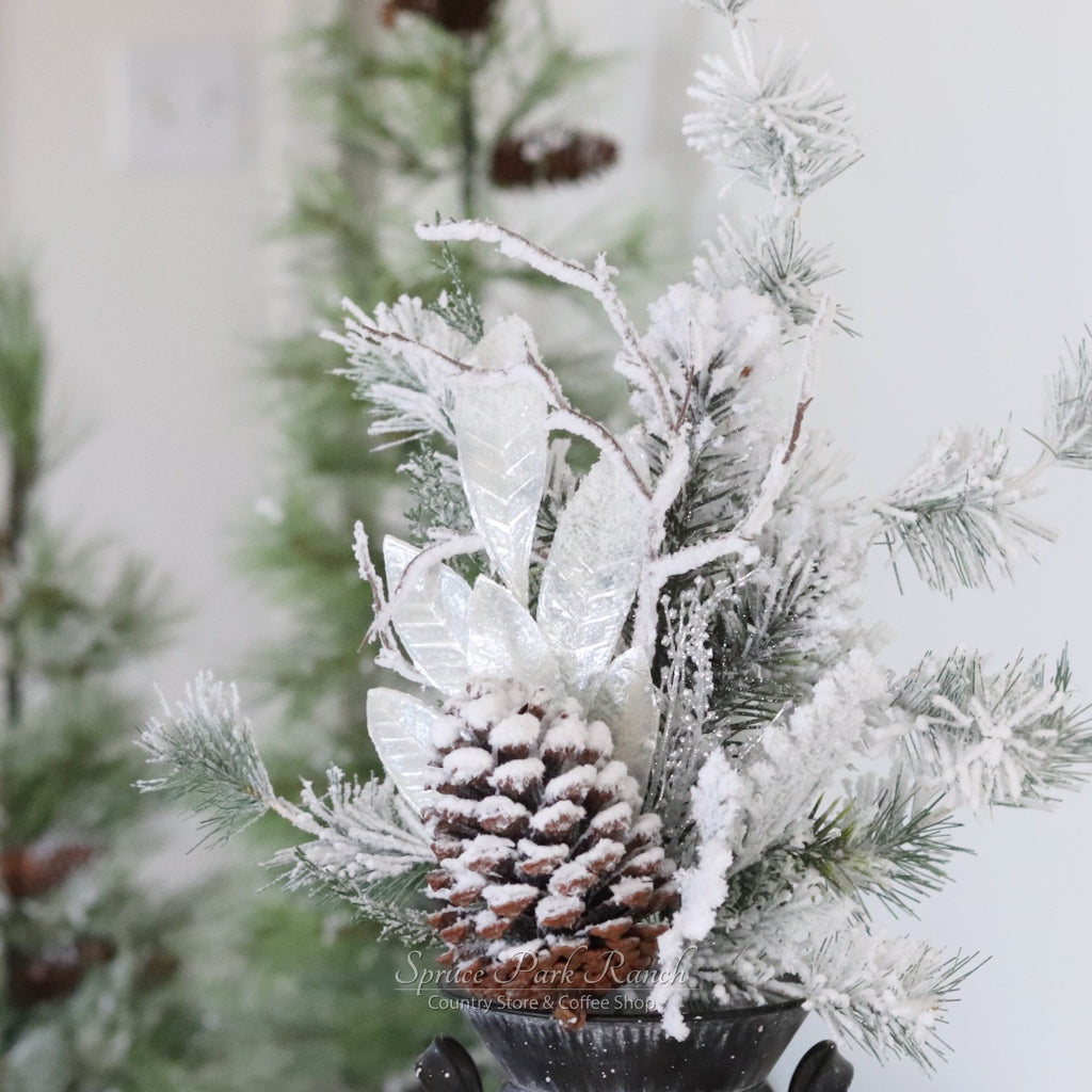 Snowdrift Split Pine Greenery Collection