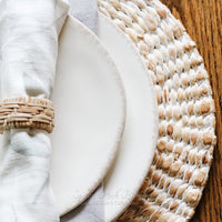 Braided Hyacinth Placemat White