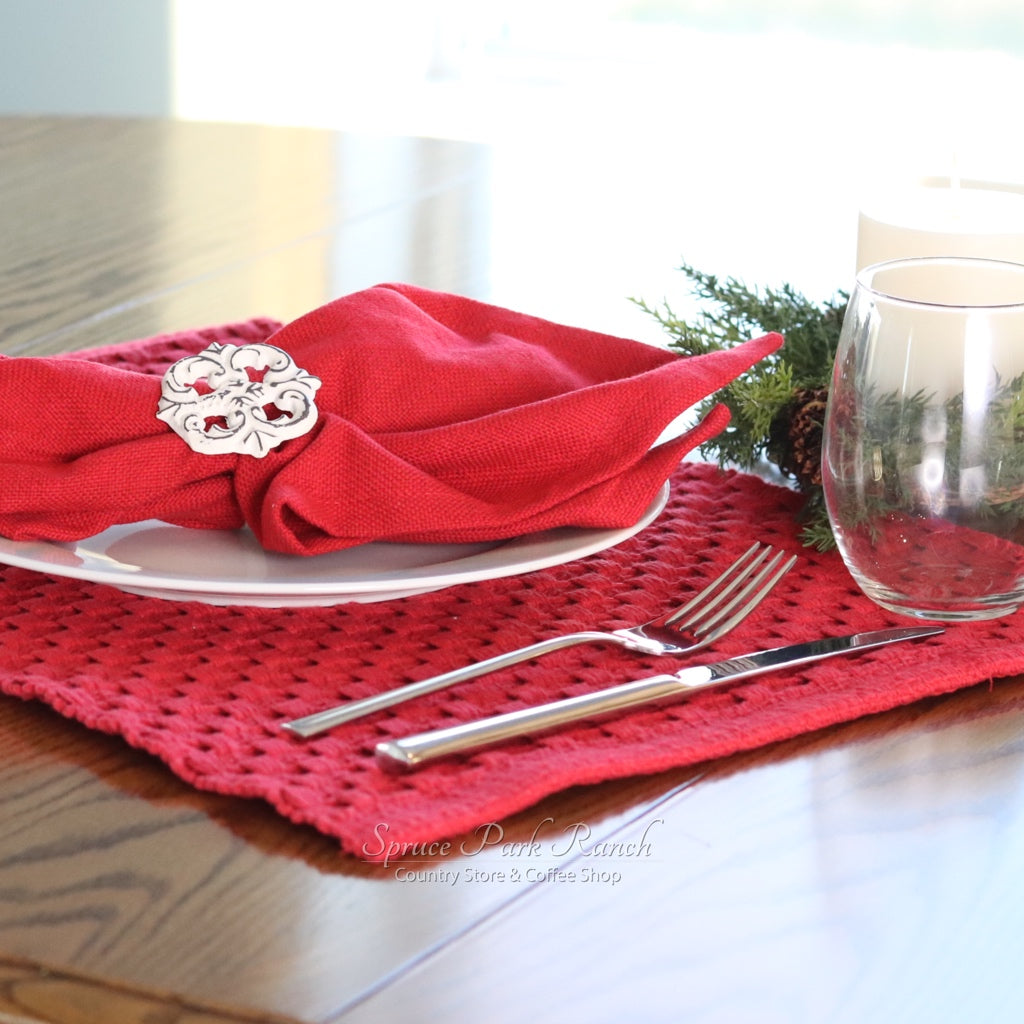 Chadwick Red Textile Collection