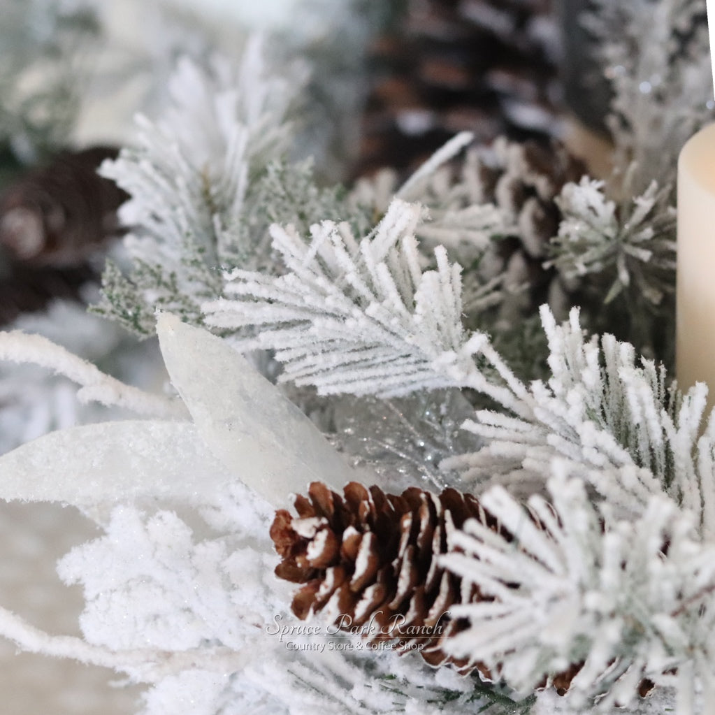 Snowdrift Split Pine Greenery Collection