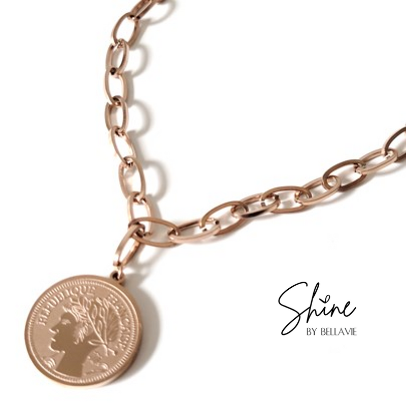 Gold coin 2025 choker forever 21