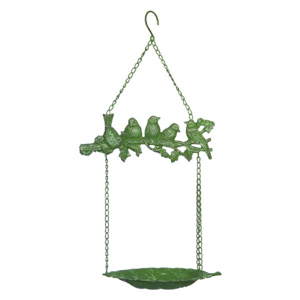 Metal Friendly Flock Hanging Bird Feeder