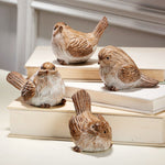 Wood Look Bird Table Decor