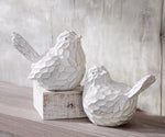 Textured Carved Bird Figurine