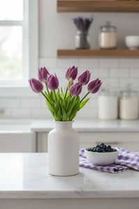 Mini Wild Tulip Bundle Lavender Real Touch 10"