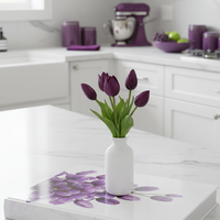 Mini Wild Tulip Bundle Purple Real Touch 10"