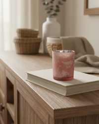 Blush Botanical Friends Glass Candle Holder