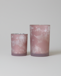 Blush Botanical Friends Glass Candle Holder