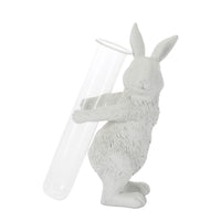 Bud Vase Resin Bunny