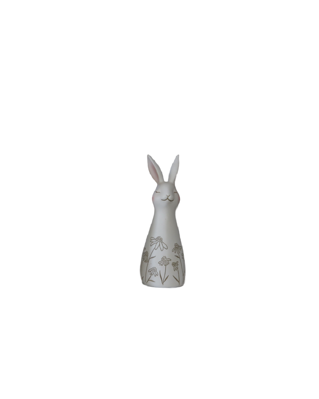 Tall Botanical Resin Rabbit
