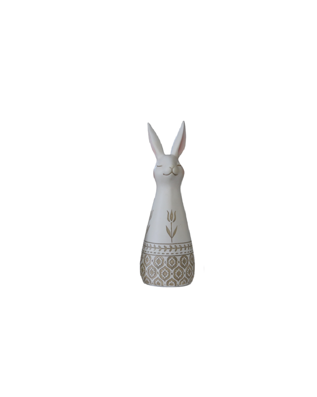 Tall Botanical Resin Rabbit