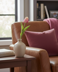 Tulip Real Touch Stem Two-Tone Dark Pink 10.5”