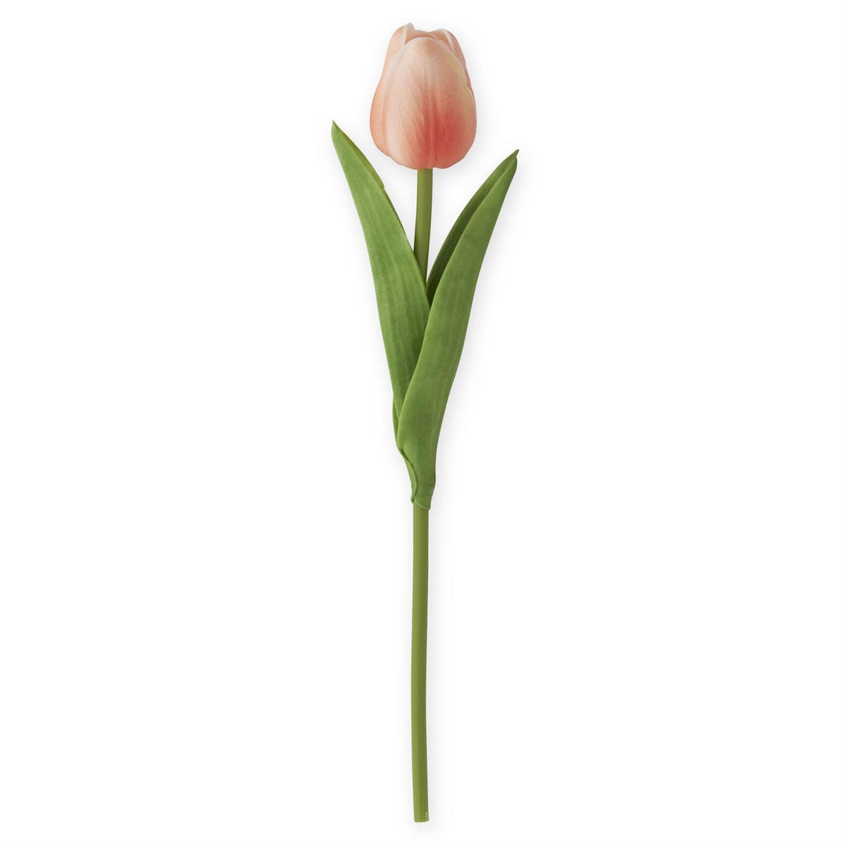 Tulip Real Touch Dark Peach Stem 10.5"