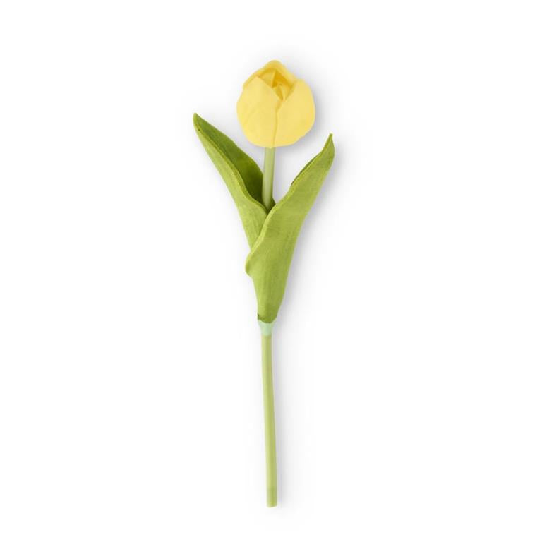 Tulip Real Touch Stem Yellow 10.5”