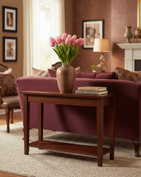 Tulip Real Touch Stem Two-Tone Dark Pink 10.5”