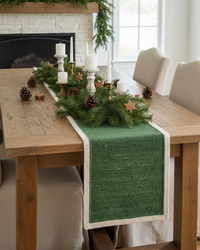 Dune Green Table Runner