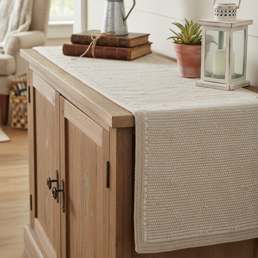 Dune Pebble Table Runner