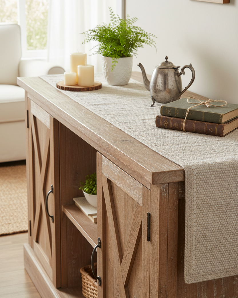 Dune Pebble Table Runner