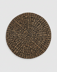 Braided Hyacinth Placemat Brown