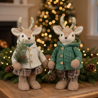 Winter Forest Friend Deer 17.5"