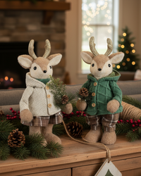 Winter Forest Friend Deer 17.5"