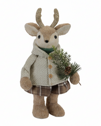 Winter Forest Friend Deer 17.5"