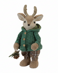 Winter Forest Friend Deer 17.5"