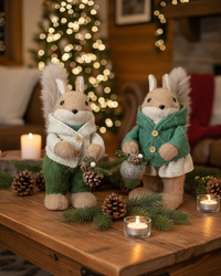 Winter Forest Friend Squirrel 14"